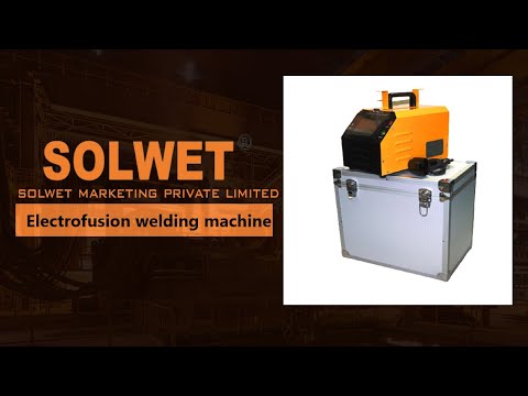 Solwet HDPE Pipe Electrofusion Welding Machine 20 To 315mm With Scanner And Scrapper