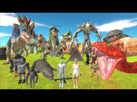 Jurassic World Evolution Camping 51 - How to Fight & Escape the Giant Snake Titanoboa in Funny ARBS?