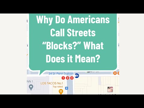 Why Do Americans Call Streets “Blocks?” 🏙️