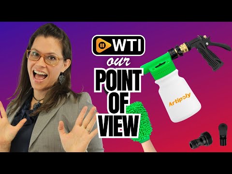 Car Wash Foam Gun + Microfiber Wash Mitt - Car Foam Sprayer - Foam Cannon for Hose - Spray Foam Gun Cleaner - Snow Foam Blaster for Cars - WTI product video review