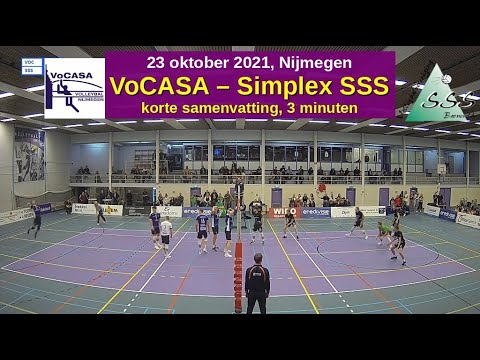 2021-10-23 VoCASA - SSS (set eindes, 3 min) Eredivisie Heren Volleybal