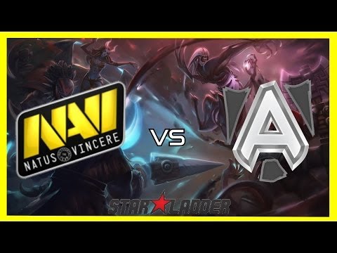 Amazing teamfight by Na'Vi vs Alliance @ Starladder 8 Grand Final LAN
