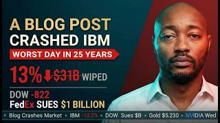 A BLOG POST Just CRASHED IBM 13% — WORST Day in 25 YEARS + DOW -822 + FedEx SUES for $1 BILLION