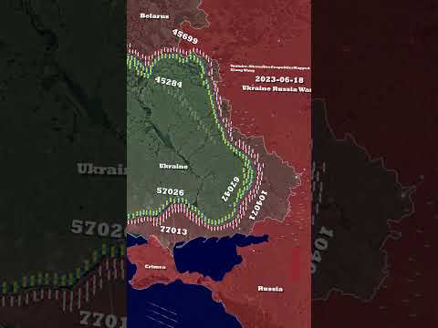 Russia Invasion of Ukraine Everyday Timelapse Feb 2022 to Feb 2025