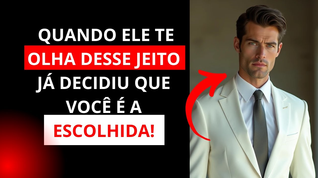 Quando ele te olha desse jeito, já decidiu que você é a escolhida!