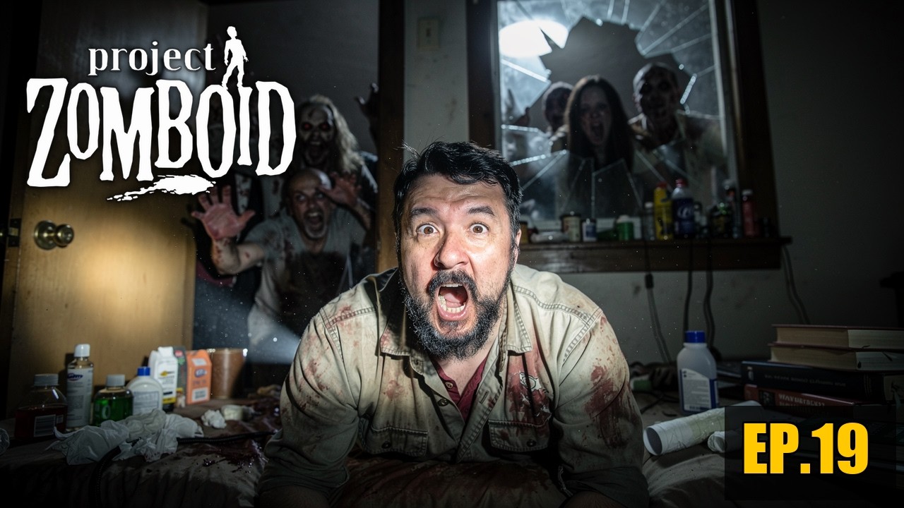 PROJECT ZOMBOID EP.19 "Emboscada zombie al despertar de golpe"