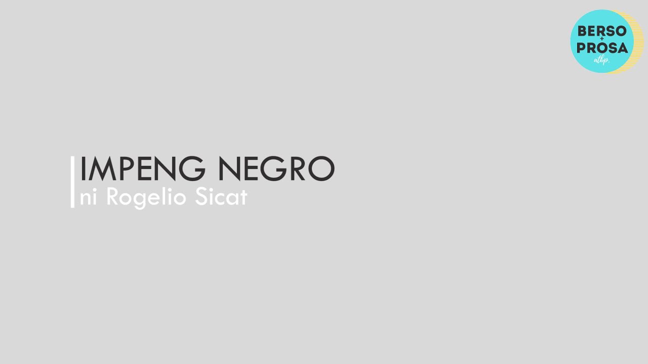 Putar video Impeng Negro ni Rogelio Sicat | Maikling Kuwento sekarang Impeng Negro ni Rogelio Sicat | Maikling Kuwento