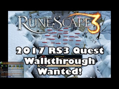 RS3 Quest Guide - Wanted! - 2017(Up to Date!)