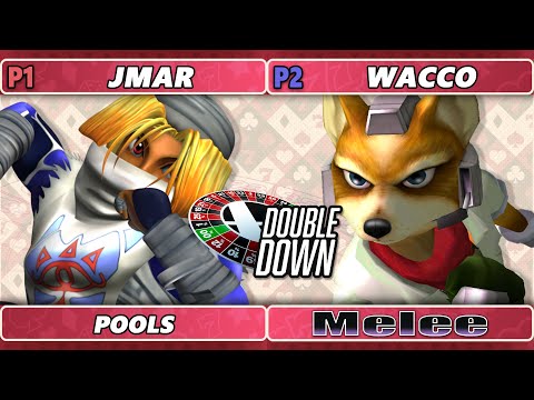 Double Down 2022 - Jmar (Sheik) Vs. Wacco (Fox) SSBM Melee Tournament