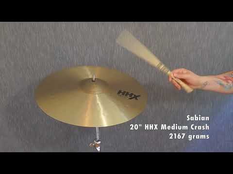 SABIAN Medium Crash 20” cymbal newer logo DEMO VIDEO used very good image 9