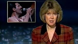 UK TV News Report - Freddie Mercury Death