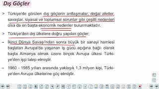 Eğitim Vadisi 10.Sınıf Coğrafya 18.Föy Türkiye'de Göçler 2 Konu Anlatım Videoları