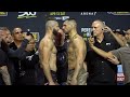 UFC 300 Jiri Prochazka Vs Aleksandar Rakic Weigh In Face Off