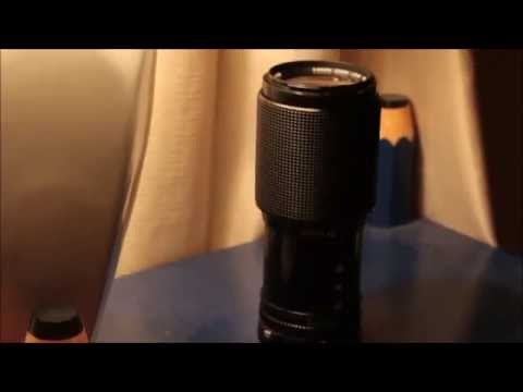Canon FD Lens 70-210mm Low light video test review