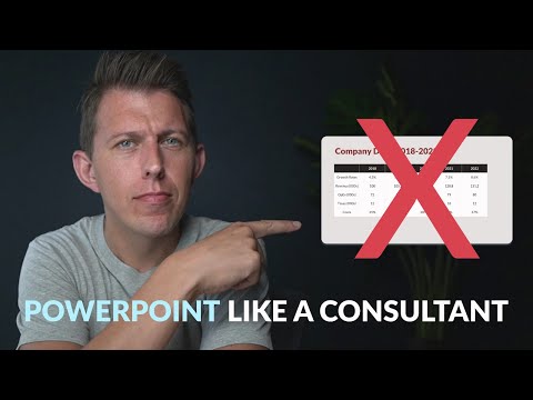 Make Slides Like McKinsey, Bain & BCG Consultants