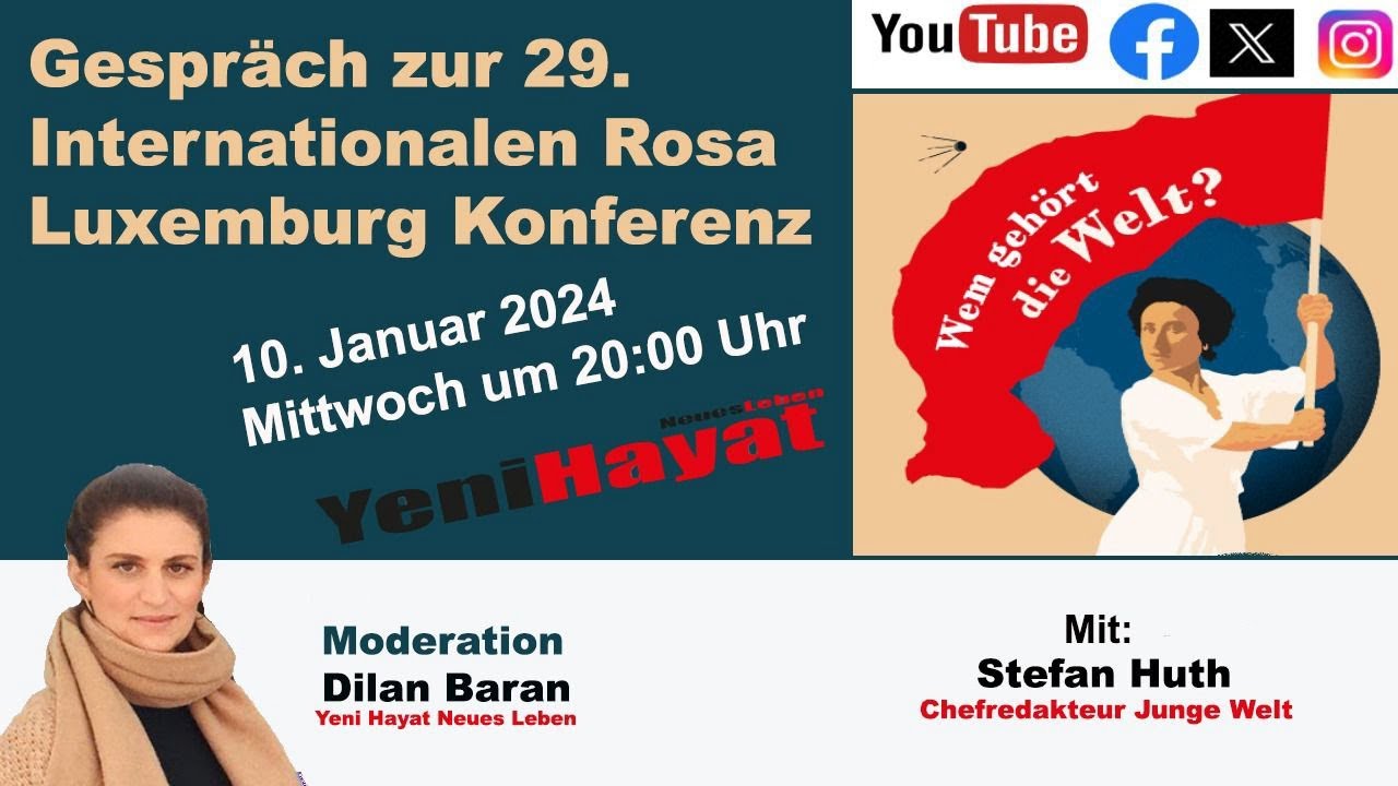 29. Rosa-Luxemburg-Konferenz: Wem gehört die Welt?