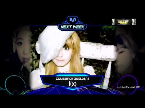 120607 - f(x) - Electric shock - Comeback next week @ M Countdown