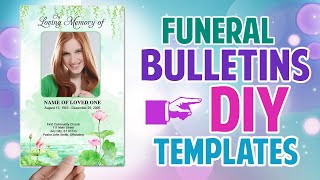 DIY Funeral Bulletins by The Funeral Program Site