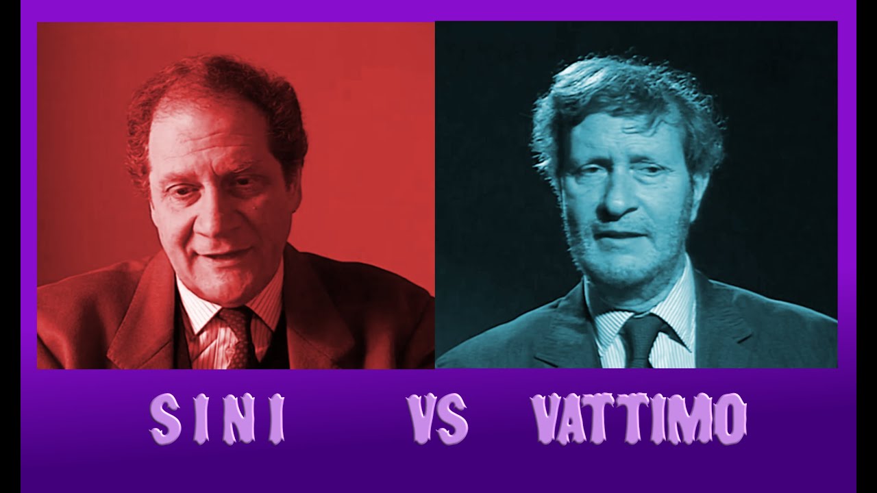 SINI 🆚 VATTIMO: "Le parole e le cose" (1986)