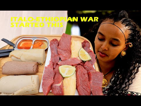 Why Ethiopians eat RAW MEAT?!