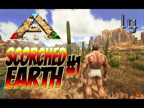 Ark: Survival Evolved Scorched Earth - Ep1 - First Look, First Death 💀