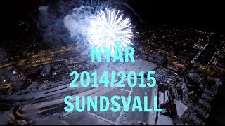 preview picture of video 'Nyårs raketer i Sundsvalls Hamnen 2014/2015! Gott Nytt År!'