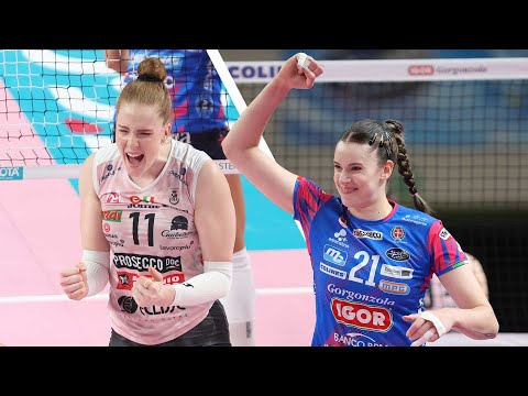 ALL "MEGA RALLY" of the match Novara - Conegliano | Lega Volley Femminile 2023/24