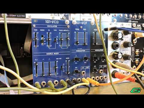 G-Storm Electro 101-VCF Red 8HP Eurorack Roland SH-101 Lowpass Filter Adaptation image 5