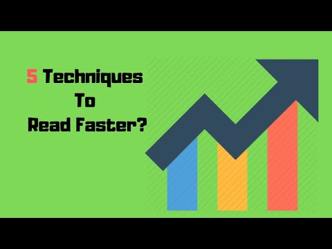 How to read faster - 5 technique or ways that ACTUALLY works