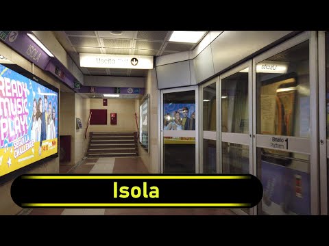 Metro Station Isola - Milan 🇮🇹 - Walkthrough 🚶