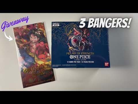 This was almost a PERFECT Box - OP03 Pillars of Strength Box Opening - One Piece TCG