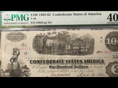 Confederate Paper Money #papermoney  #confederate #money #currency #numismatics