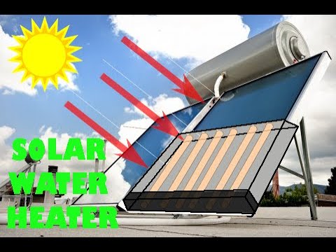 How solar water heater works?