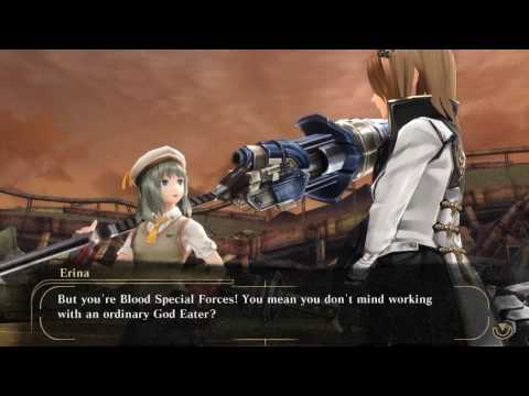 GOD EATER 2 Rage Burst Part 17 "Go on missions with Erina"