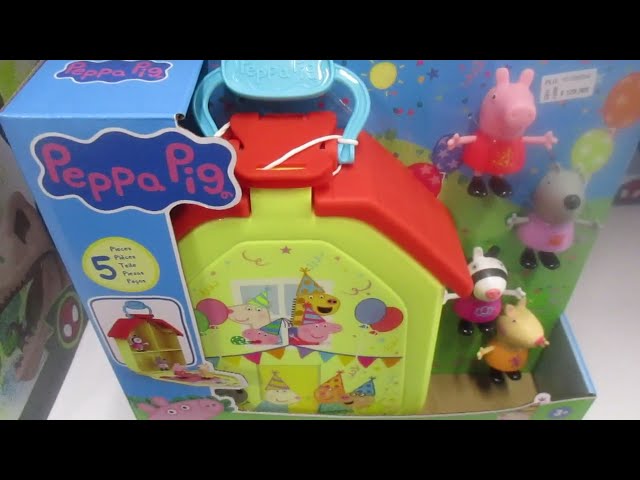 Vídeo relacionado con Hasbro Peppa Pig, La Guardería Portátil de Peppa, Casa de Muñecas con Figura Articulada y Tobogán de Juguete, Juego de Arte, Fiestas, Regalo para Niños y Niñas de 3 Años o Más