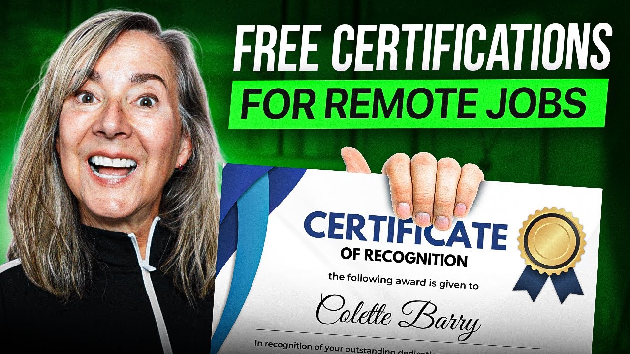 8 FREE High Paying Certifications For Remote Jobs in 2024