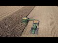 John Deere S760 Combine in Corn Harvest