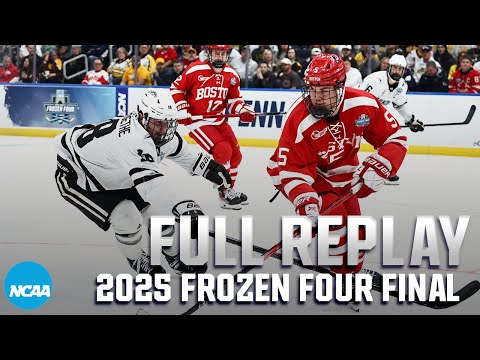 Western Michigan vs. Boston U: 2025 NCAA Frozen Four championship | FULL REPLAY
