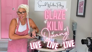😆 THE SUSPENSE!! GLAZE KILN OPENING - LIVE!!