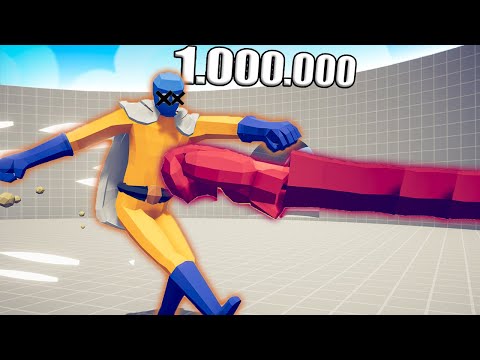 1.000.000 DAMAGE BOXER PUNCH vs UNITS - TABS | Totally Accurate Battle Simulator 2023
