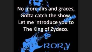Rory Gallagher - The King of Zydeco LYRICS.wmv