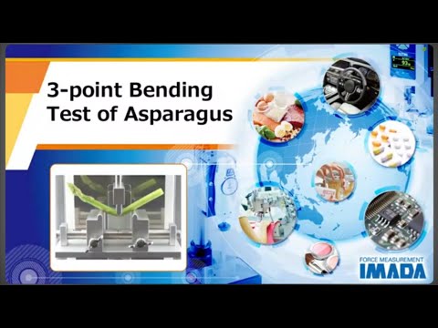 3-point Bending Test of Asparagus