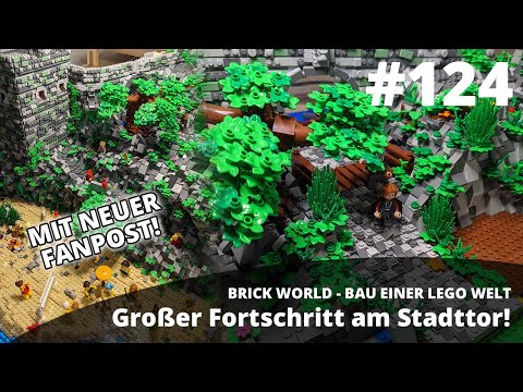 BRICK WORLD LEGO UPDATE (124) - Great progress on the city gate!