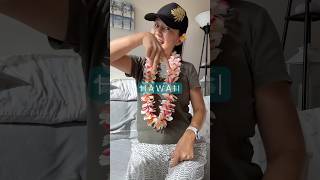 Aloha! I show you how to make a nice easy Plumeria Lei in 1 minute #ハワイの今  #hawaii #shorts #plumeria