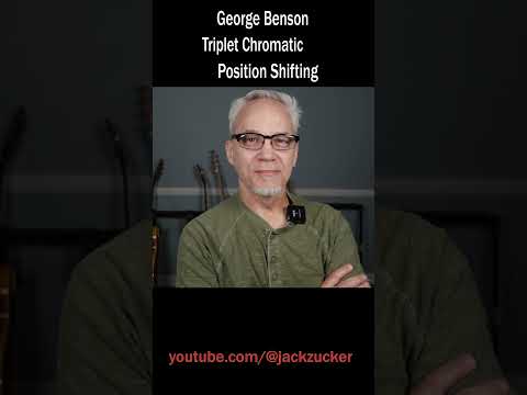 George Benson Triplet Chromatic Position Shifting riff! #shorts