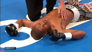 Punch too quick to see. 1 Punch Wonder Zolani Tete 11 seconds Title win