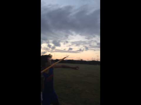 Crazy javelin accident