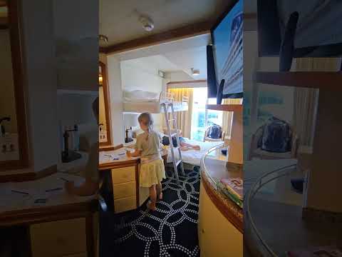 Thumbnail for Pacific (carnival) Encounter  mini suite four berth room tour for our family cruise. (Room 9724)