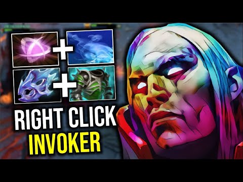 MAGIC IS NOT ENOUGH INVOKER RIGHT CLICK BUILD MOONSHARD + ASSAULT CUIRAS BY ABED | DOTA 2