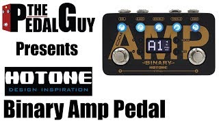 Video thumbnail for ThePedalGuy Presents the Hotone Binary Amp Pedal by The Pedal Guy